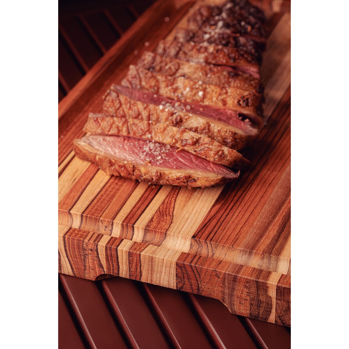 Tramontina Tabla de Madera Teca Churrasco Premium 40 x 30 cm