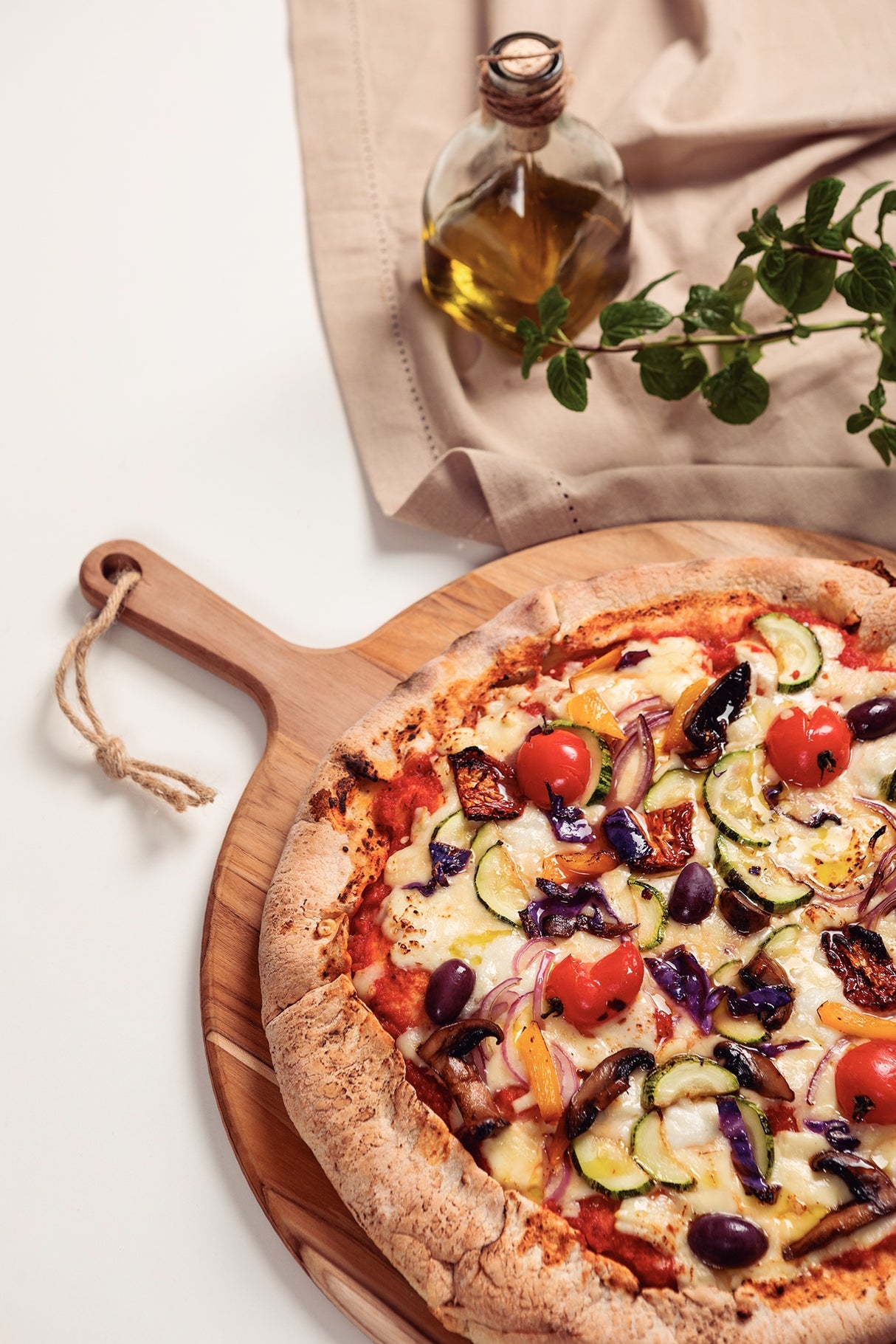 Tramontina Tabla para Pizza de Madera de Teca Provence 40 x 28 cm