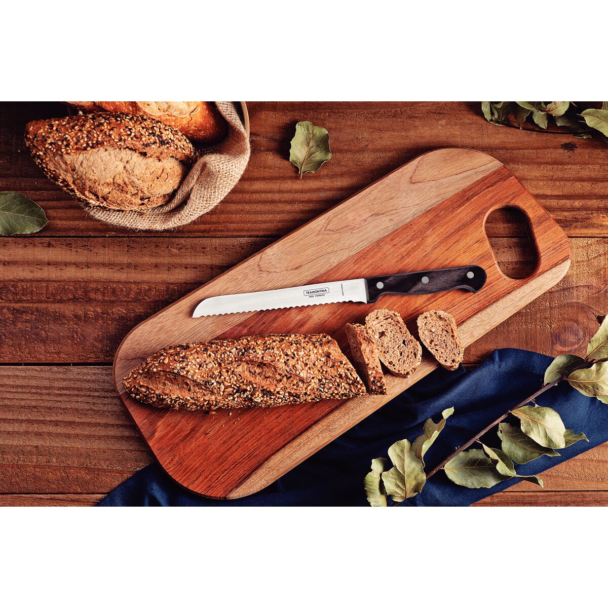 Tramontina Cuchillo para Pan Polywood 18 cm