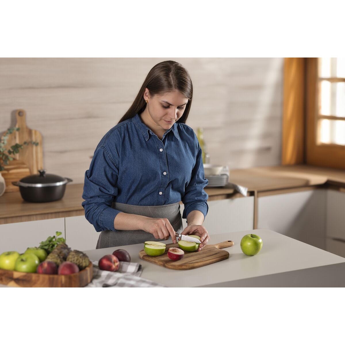 Tramontina Cuchillo Verduras Century Wood NSF 8 cm