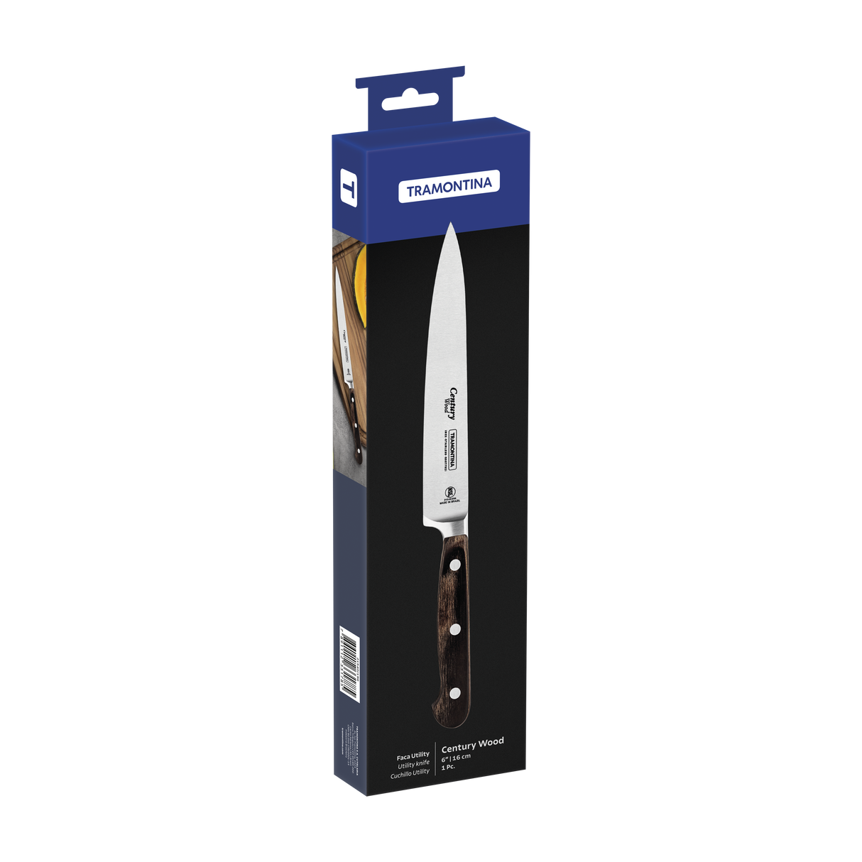 Tramontina Cuchillo Trinchante Century Wood NSF 16 cm
