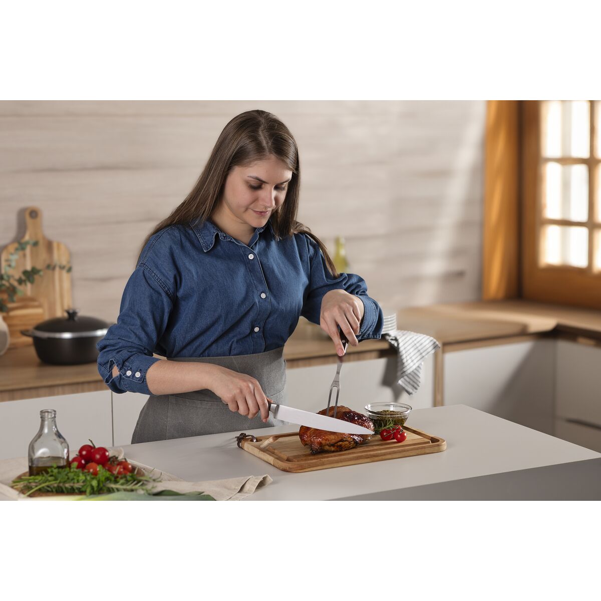 Tramontina Cuchillo Trinchante Century Wood 21 cm