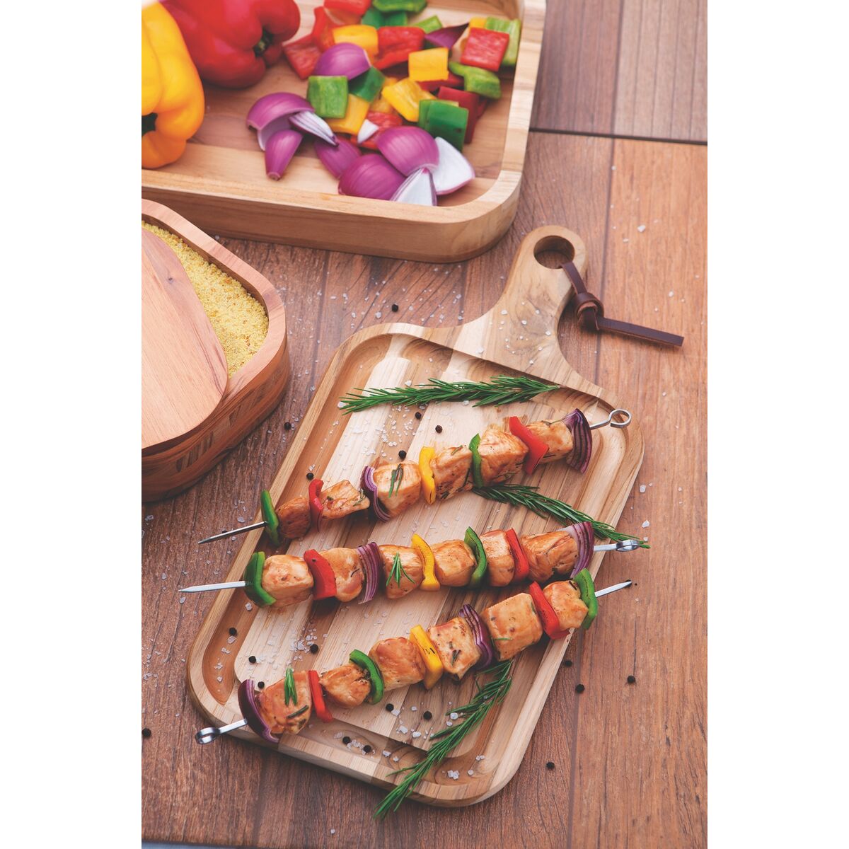 Tramontina Juego de 6 Pinchos Brochetas en Acero Inoxidable 30 cm