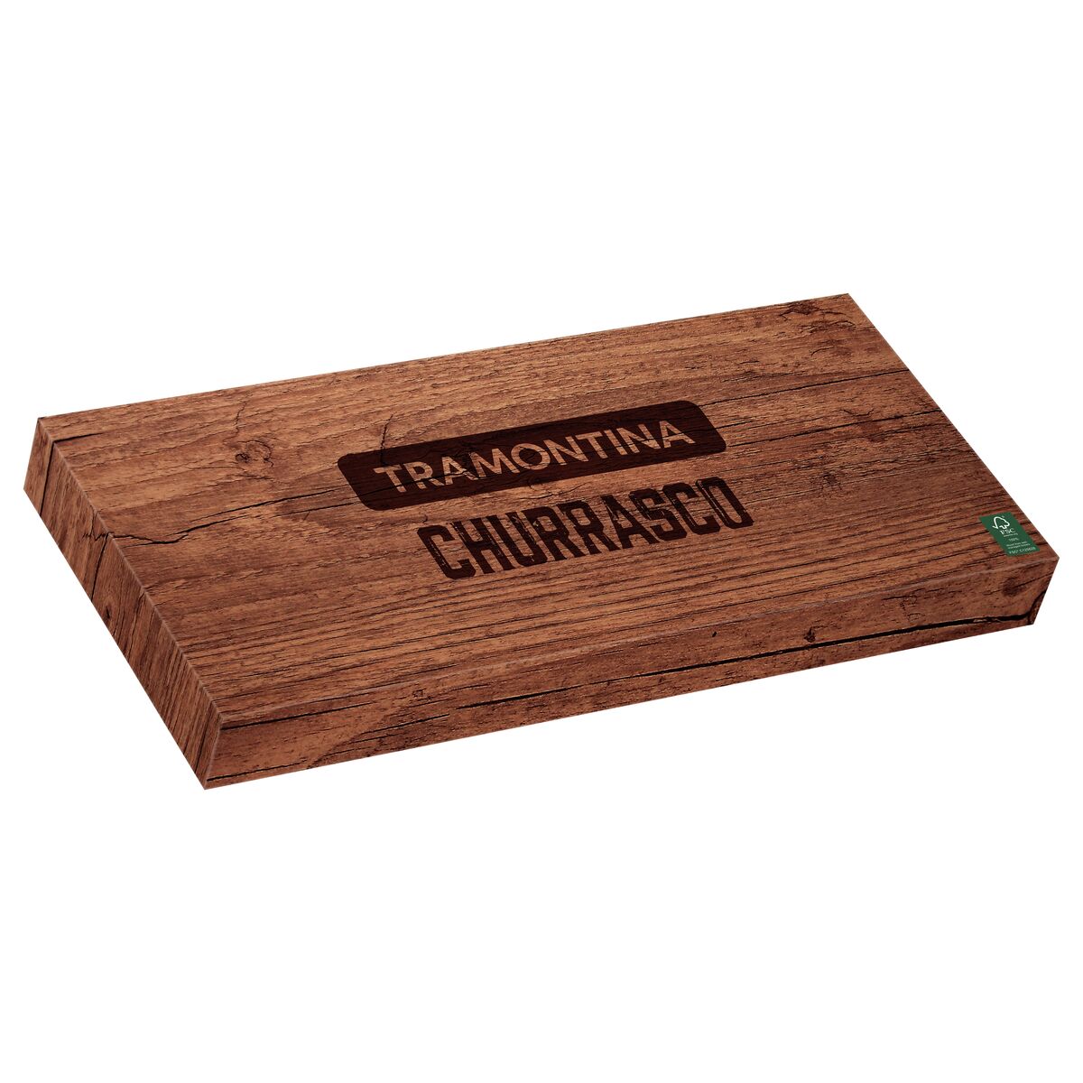 Tramontina Juego de Útiles para Carne/BBQ Polywood Castaño 3 piezas