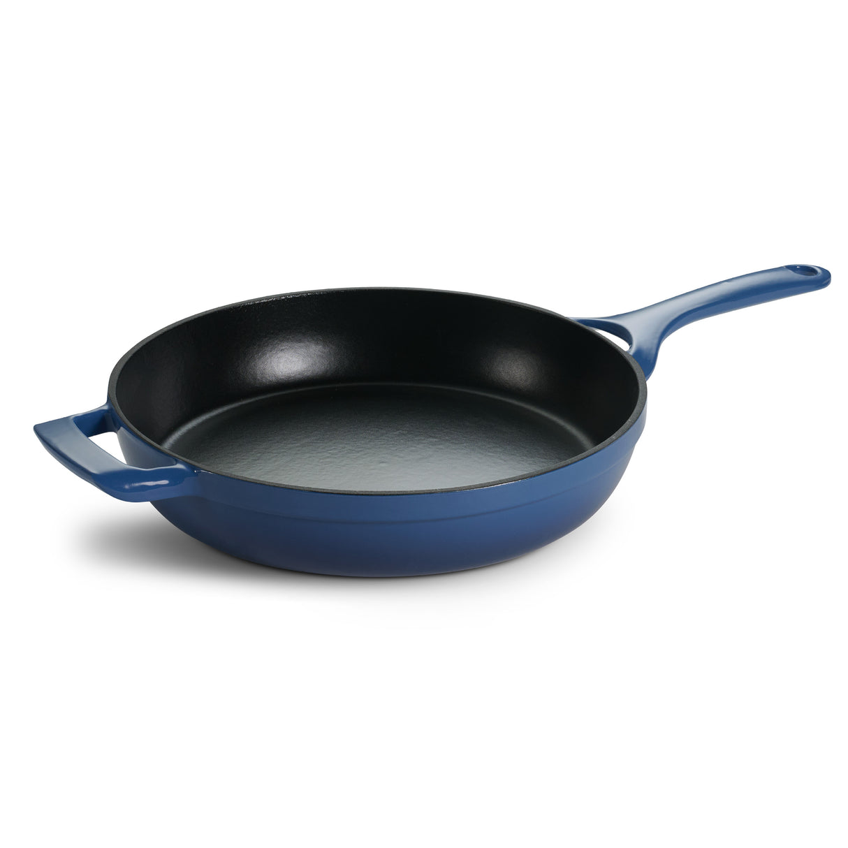 Tramontina Sartén sin Tapa de Hierro Fundido Esmaltado Azul 30 cm - 3,8 L