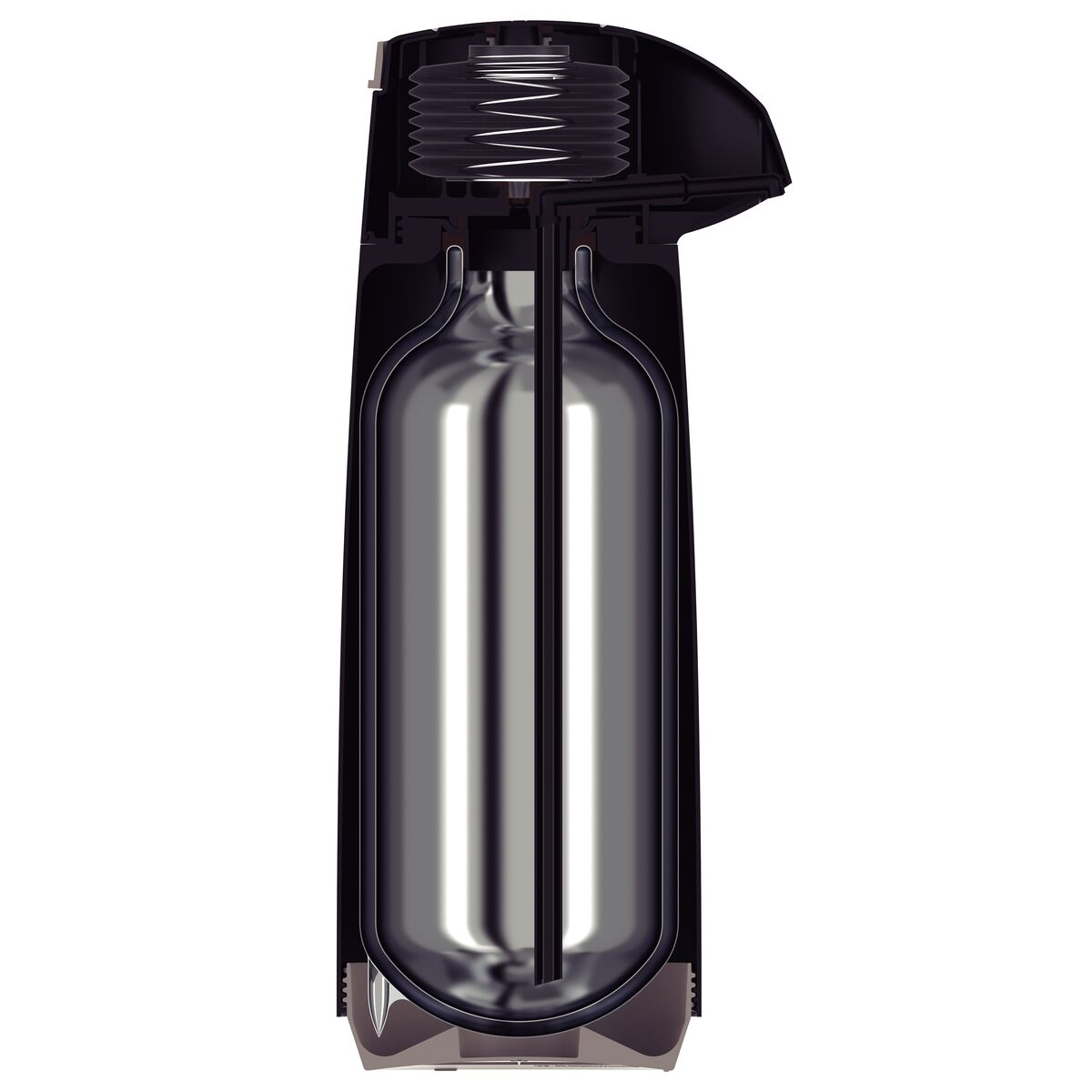 Tramontina Termo con Sifón Exata Negro 1,8L