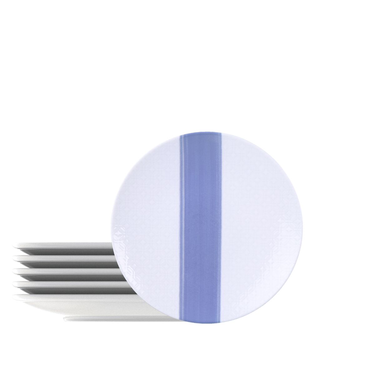 Tramontina Juego de Platos Postre Porcelana Soho 21 cm 6 piezas
