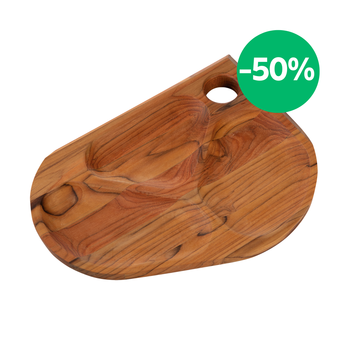 Tramontina Tabla de Madera Teca para Servir 35 x 27 cm Folium
