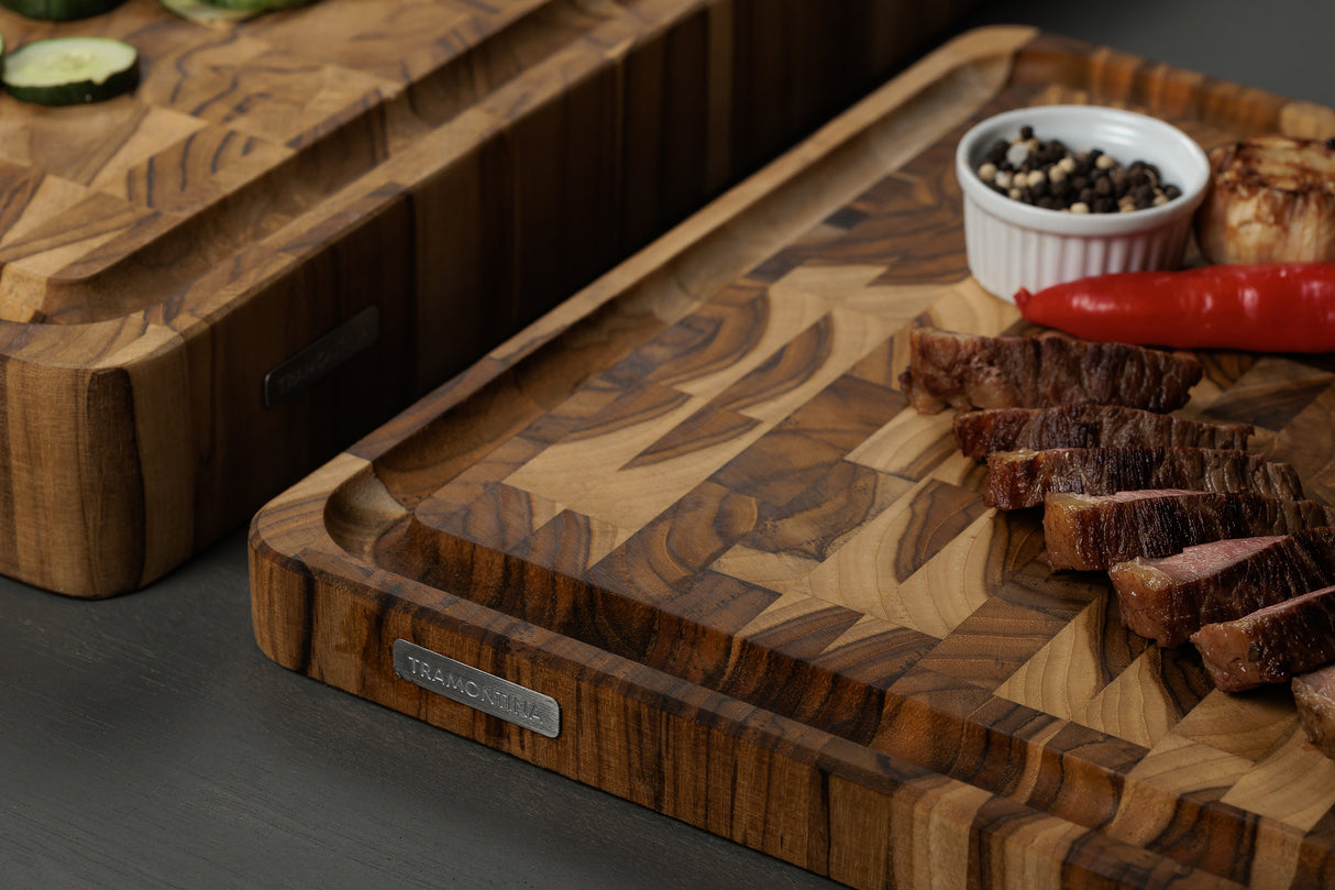 Tramontina Tabla de Madera Teca Churrasco Premium 50 x 38 cm