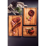 Tramontina Tabla de Madera Teca Churrasco Premium 60 x 40 cm