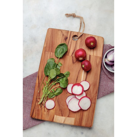Tramontina Tabla de Madera Teca para Cortar y Servir Kitchen 28 x 19 cm