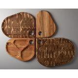 Tramontina Tabla de Madera Teca para Servir 35 x 27 cm Folium