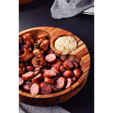 Tramontina Tabla Bandeja de Madera Teca Churrasco Premium 31 x 5 cm