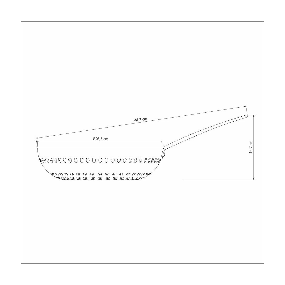 Tramontina Wok / Sartén en Aluminio Anodizado 26 cm