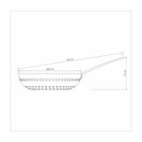 Tramontina Wok / Sartén en Aluminio Anodizado 26 cm