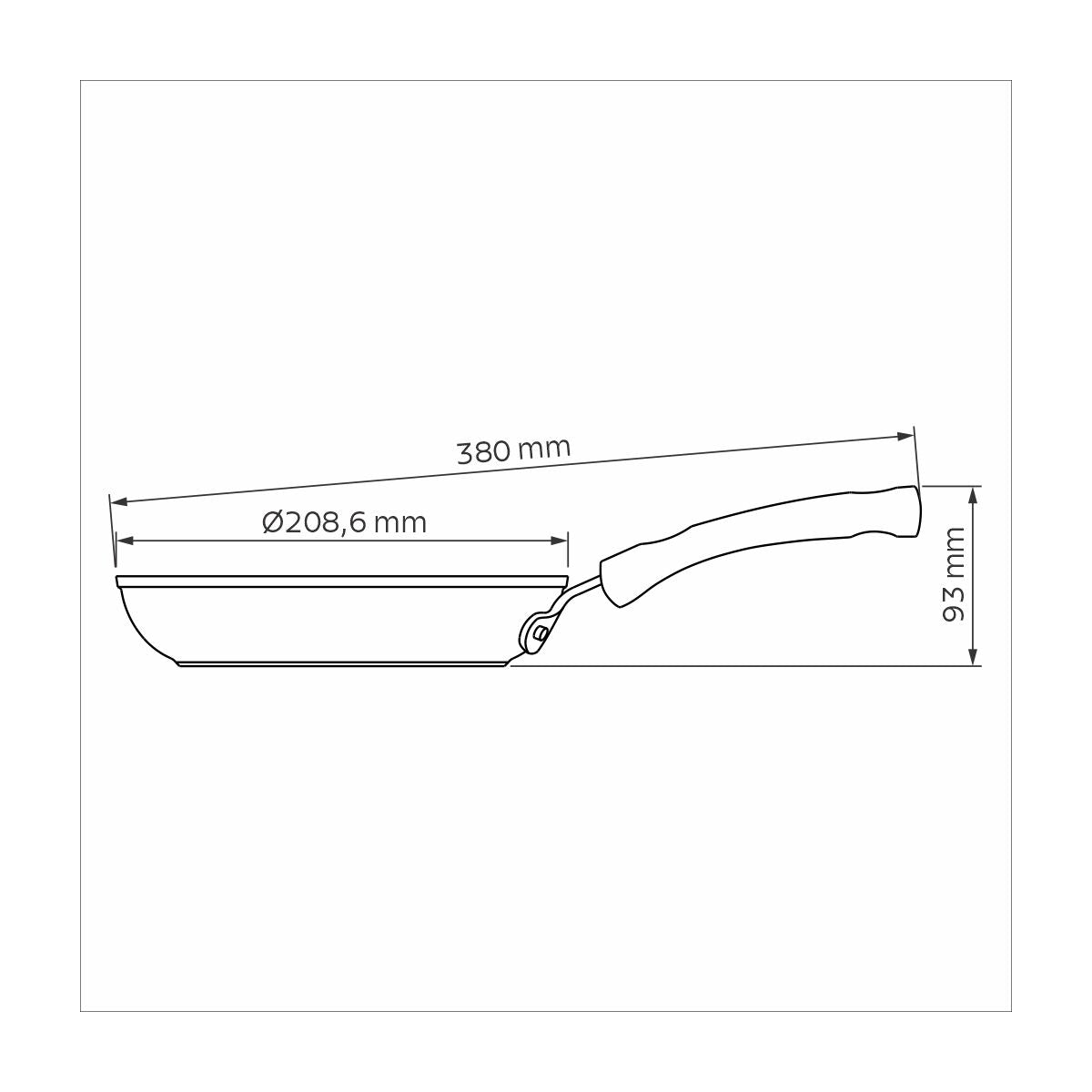 Tramontina Sartén de Aluminio con Antiadherente Starflon Premium 20 cm
