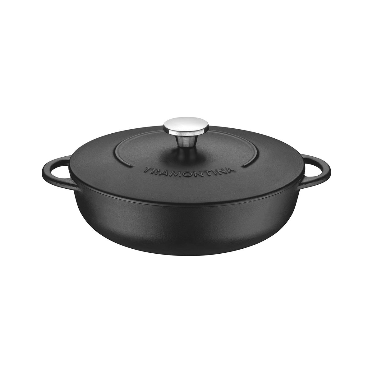 Tramontina Cazuela Baja de Hierro Fundido Esmaltado 28 cm 4,1L