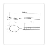 Tramontina Juego de Cucharas de Mesa Polywood Rojo 6 piezas