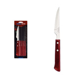 Tramontina Juego de Cuchillos Chuleteros Polywood Rojo FSC 6 piezas
