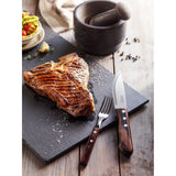 Juego de Cubiertos para Carne Polywood Castaño FSC 4 piezas