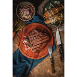Tramontina Juego de Cuchillos Jumbo para Carne Polywood Castaño 4 piezas