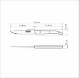 Tramontina Juego de Cuchillos para Carne Polywood Castaño Microdentado 4 Piezas