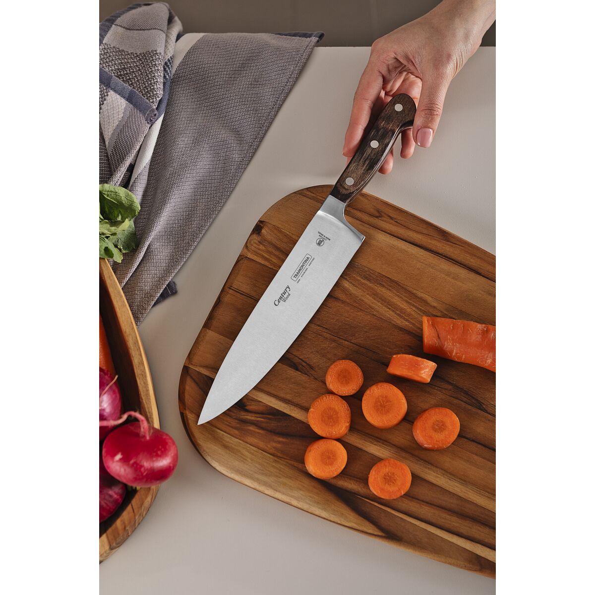 Tramontina Cuchillo Cocinero Century Wood NSF 20,5 cm
