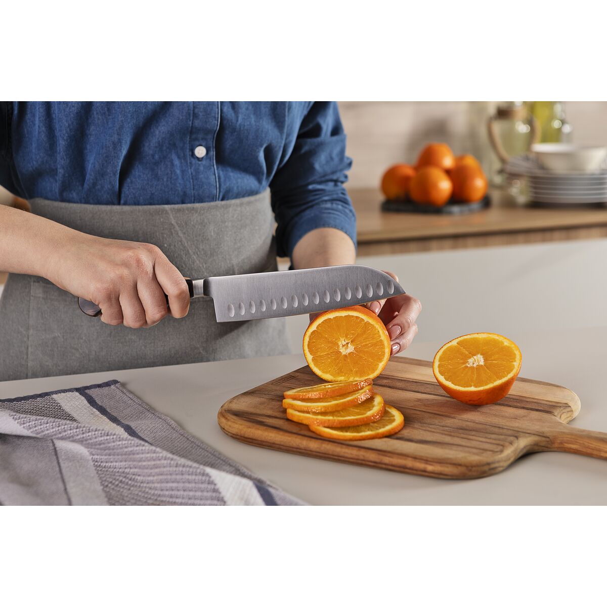 Tramontina Cuchillo Santoku Century Wood NSF 18 cm