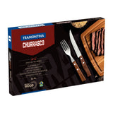 Tramontina Juego de Cubiertos para Carne/BBQ Tradicional 12 piezas