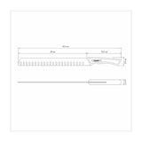 Cuchillo para Rebanar en Acero Inoxidable Black Collection FSC 30 cm