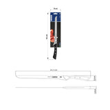 Cuchillo Jamonero en Acero Inoxidable Solutta 25 cm