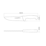 CUCHILLO CARNICERO 19CM - PROFESSIONAL ROJO NSF