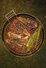 Tramontina Parrilla Grill a Carbón TCP 400 de Acero Inoxidable