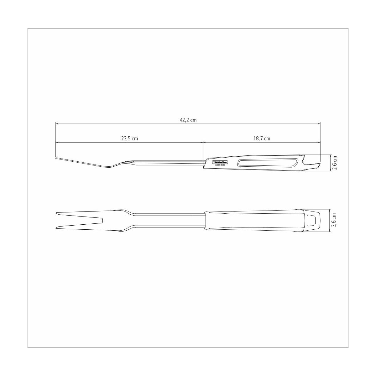 Tramontina Tenedor Trinchante 42 cm