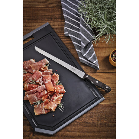 Tramontina Cuchillo Jamonero en Acero Inoxidable Polywood Castaño 25 cm