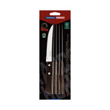 Tramontina Juego de Cuchillos para Carne/BBQ Polywood Castaño FSC 6 piezas