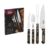 Tramontina Juego Útiles y Cubiertos para Carne Polywood Castaño 14 piezas