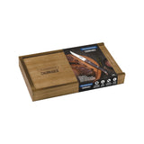 Tramontina Juego Cuchillos Chuleteros para Carne Polywood Castaño FSC 4 piezas *Filo con microsierra