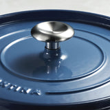 Tramontina Cocotte con Tapa de Hierro Fundido Esmaltado Azul 26 cm - 5,6L