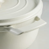 Tramontina Cocotte con Tapa de Hierro Fundido Esmaltado Latte 26 cm - 5,6 L