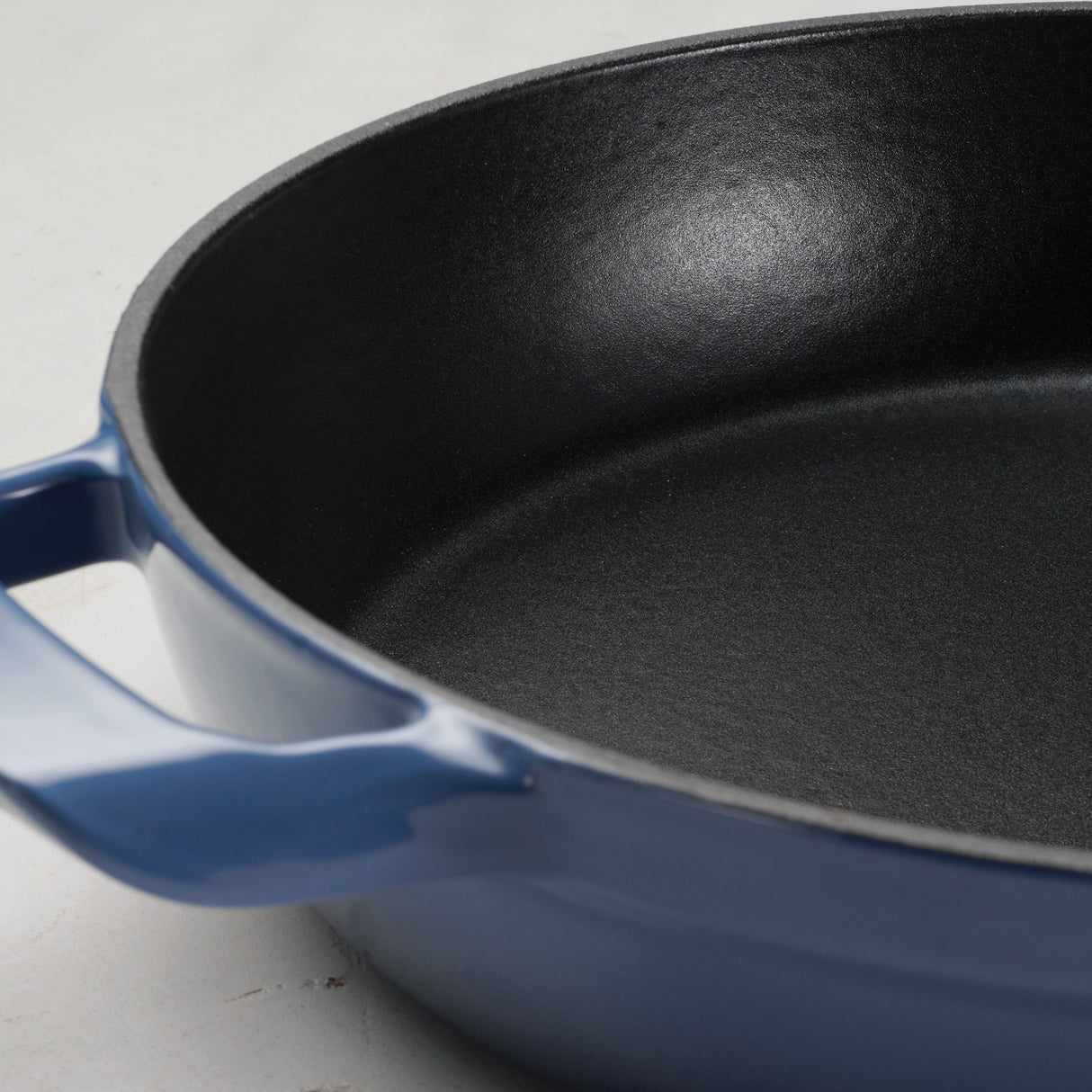 Tramontina Sartén sin Tapa de Hierro Fundido Esmaltado Azul 30 cm - 3,8 L