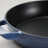 Tramontina Sartén sin Tapa de Hierro Fundido Esmaltado Azul 30 cm - 3,8 L