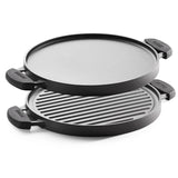Tramontina Plancha de Hierro Fundido Reversible 2 en 1 Precurada Titanex 30 cm