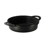 Tramontina Juego de Ollas de Hierro Fundido Esmaltado Apilables Negro 3 piezas