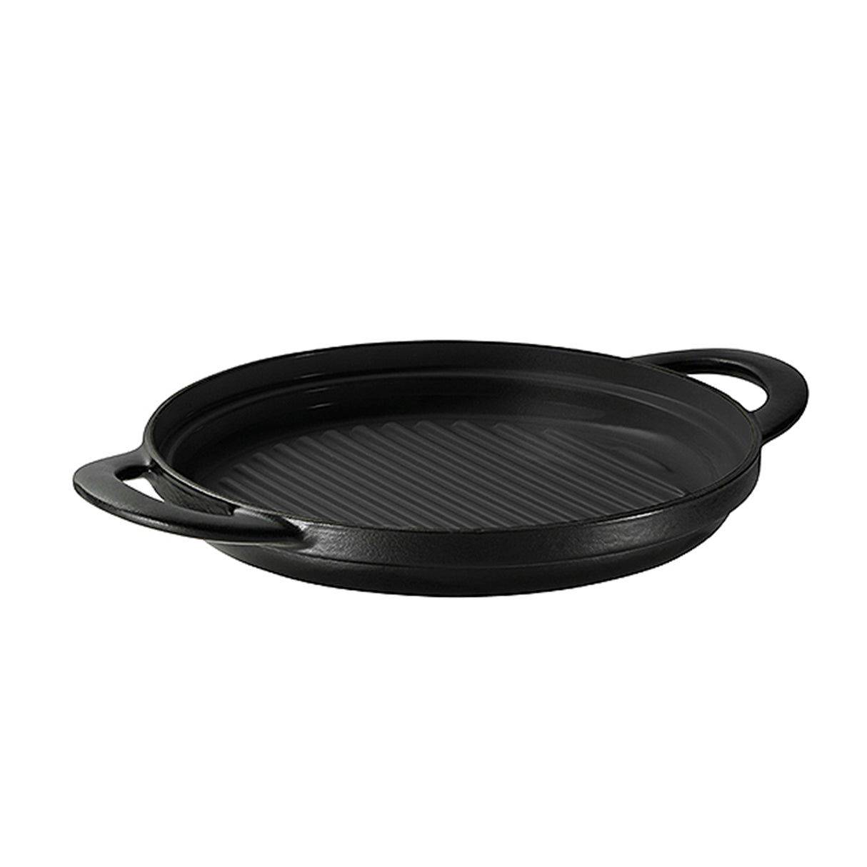 Tramontina Juego de Ollas de Hierro Fundido Esmaltado Apilables Negro 3 piezas