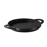 Tramontina Juego de Ollas de Hierro Fundido Esmaltado Apilables Negro 3 piezas