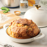 Tramontina Cazuela Horno para Pan de Hierro Fundido Esmaltado Latte 24 cm - 1,6L