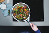 Tramontina Wok Grano de Acero Inoxidable Cuerpo Triple sin Tapa 28 cm 3,4 L