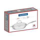 Tramontina Wok Tri-Ply Grano de Acero Inoxidable 32 cm