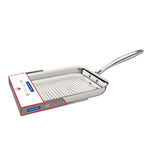 Tramontina Sartén Parrilla Tri-Ply Grano de Acero Inoxidable 26 x 26 cm